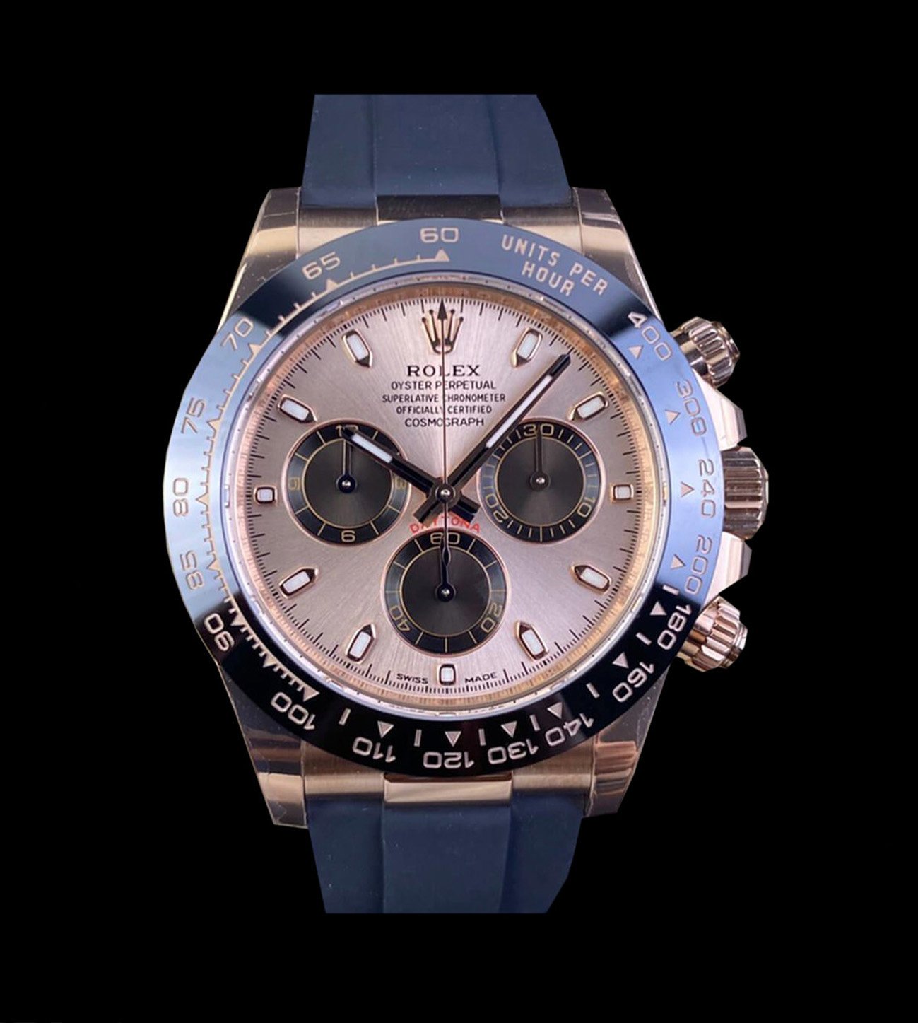 Daytona Cosmograph Oysterflex Gold Rose
