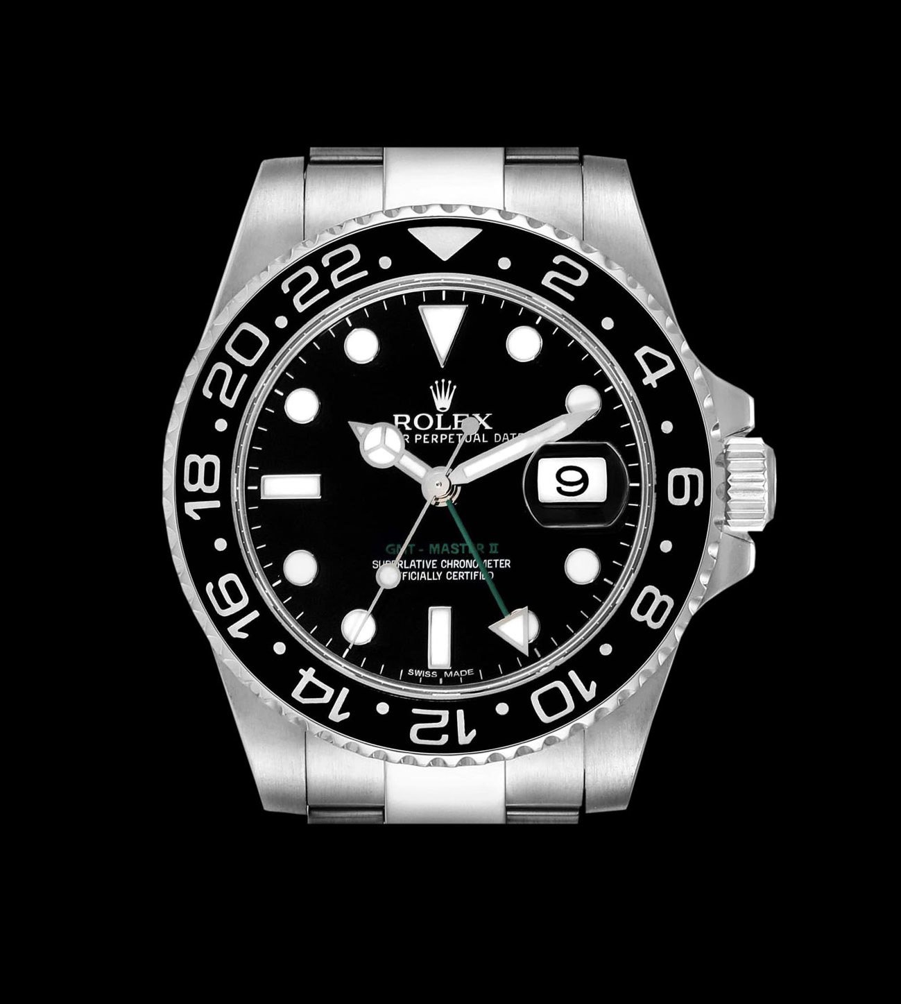 GMT Master II Steel Black 40