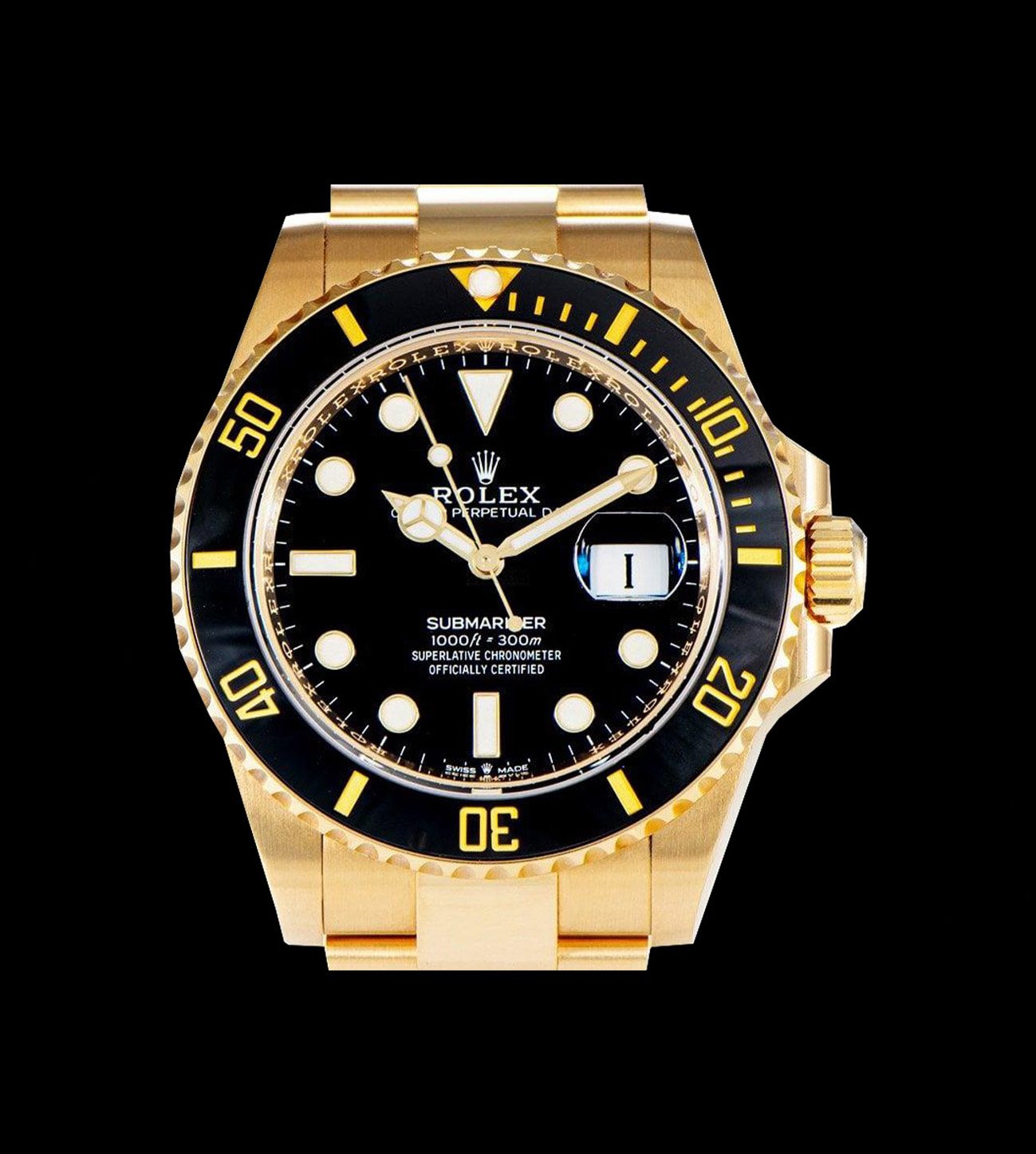 Submariner gold 18K Black 41