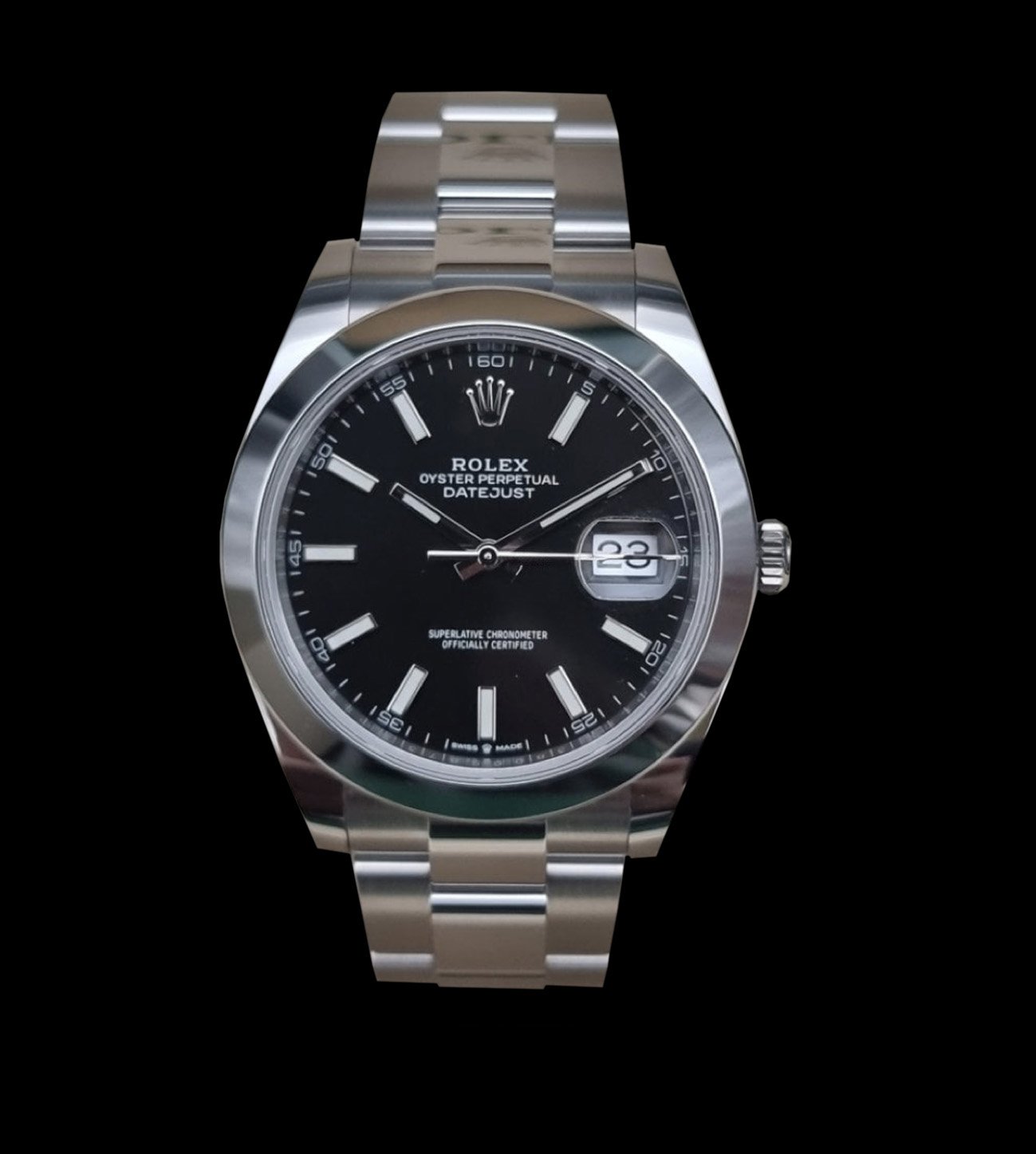 Date Just black smooth 36 / 41