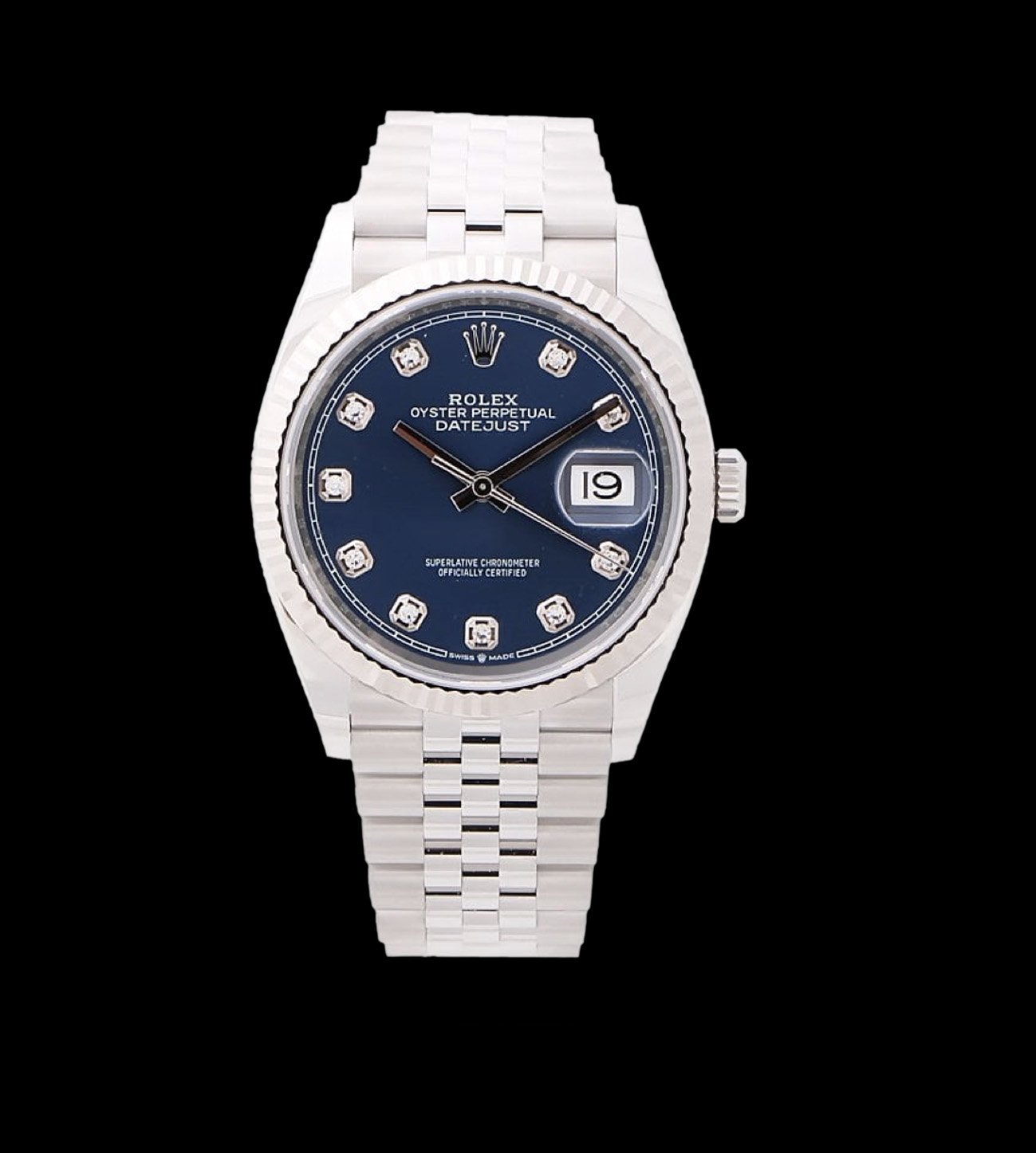 Date Just Blue 36 / 41 Diamonds