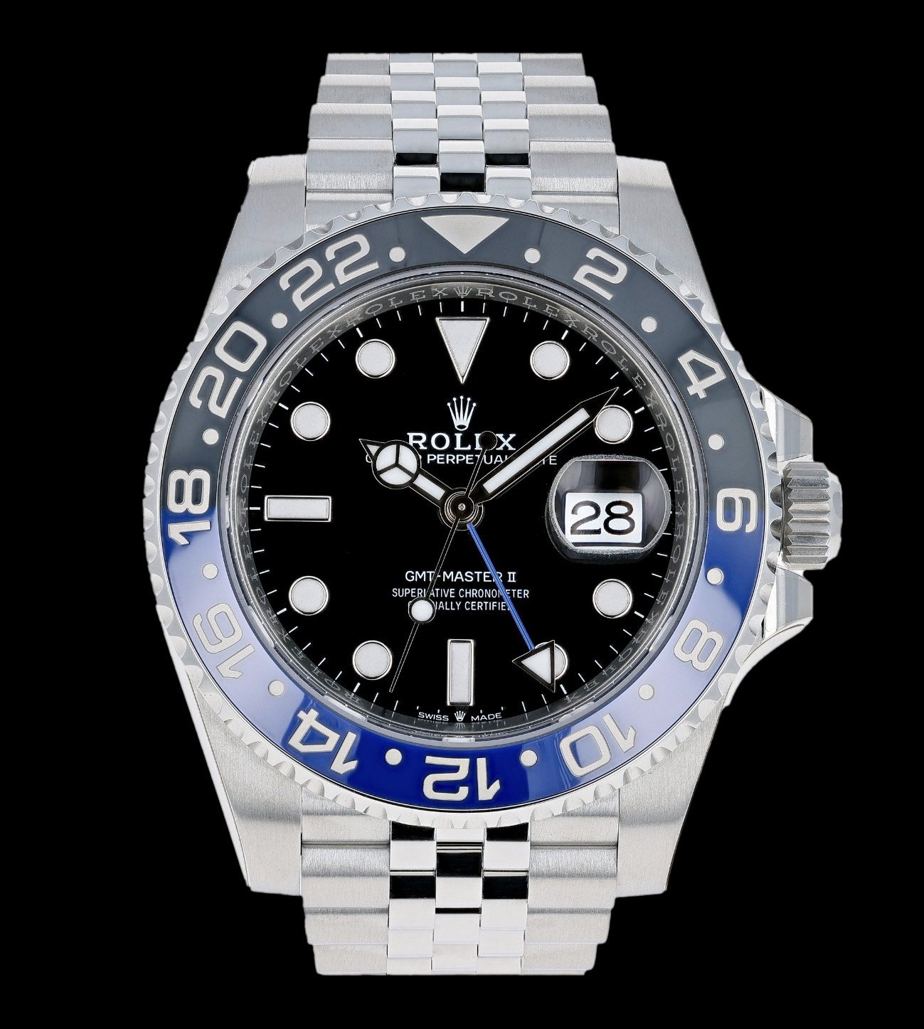 GMT Master II steel Batman 40