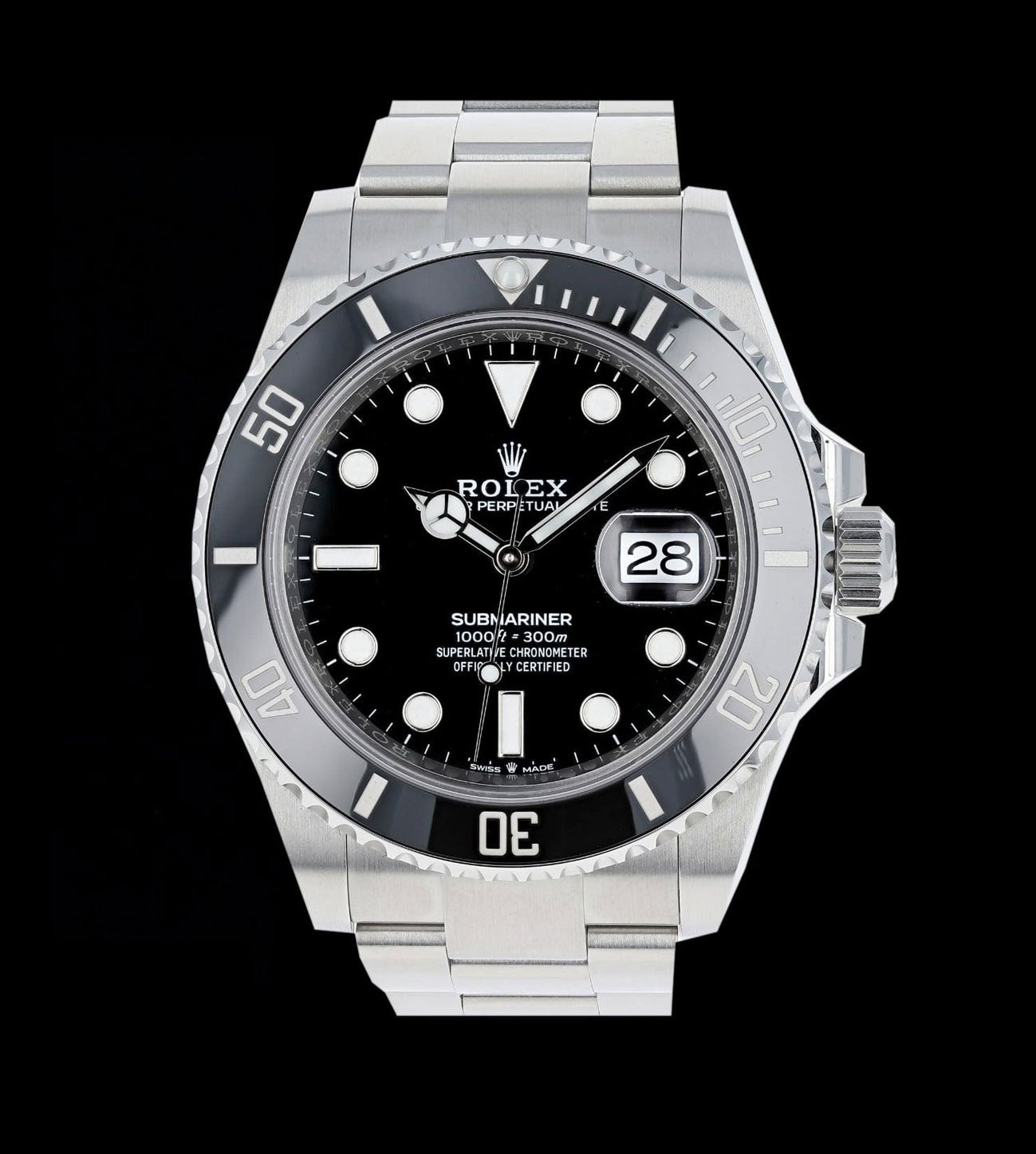 Submariner steel black 40 / 41 Date